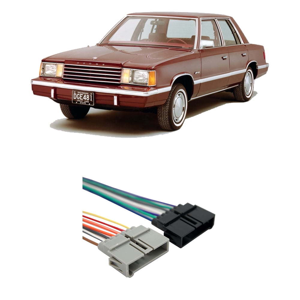 Dodge Charger 1984-1987 Factory Stereo to Aftermarket Radio Harness Adapter