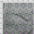 thumbnail image 2 of oneOone Cotton Poplin Fabric Big Motif Ikat Decor Fabric Printed BTY 56 Inch Wide, 2 of 4