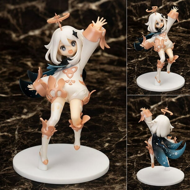 Figura DE ACCIÓN DE Genshin Impact Klee, Caballero Hibana de 14cm, Eula Klee Paimon de PVC, modelo de colección, muñeca, regalos para niños Gong Bohan LED