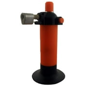 TORCH 6" (15.2 cm) Butane Micro-Torch | Vibrant Orange & Black | 2.75" (7 cm) Stable Base | Hands-Free & Lightweight Design |