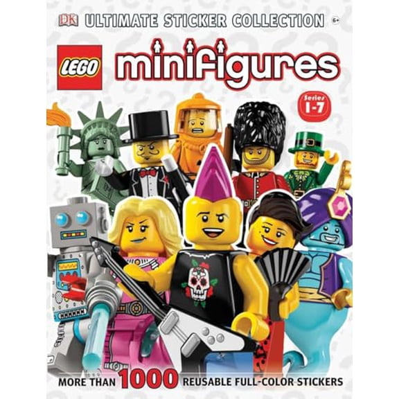 Pre-Owned Lego(r) Minifigures (Series 1-7): More Than 1,000 Reusable Full-Color Stickers (Paperback) 0756692512 9780756692513
