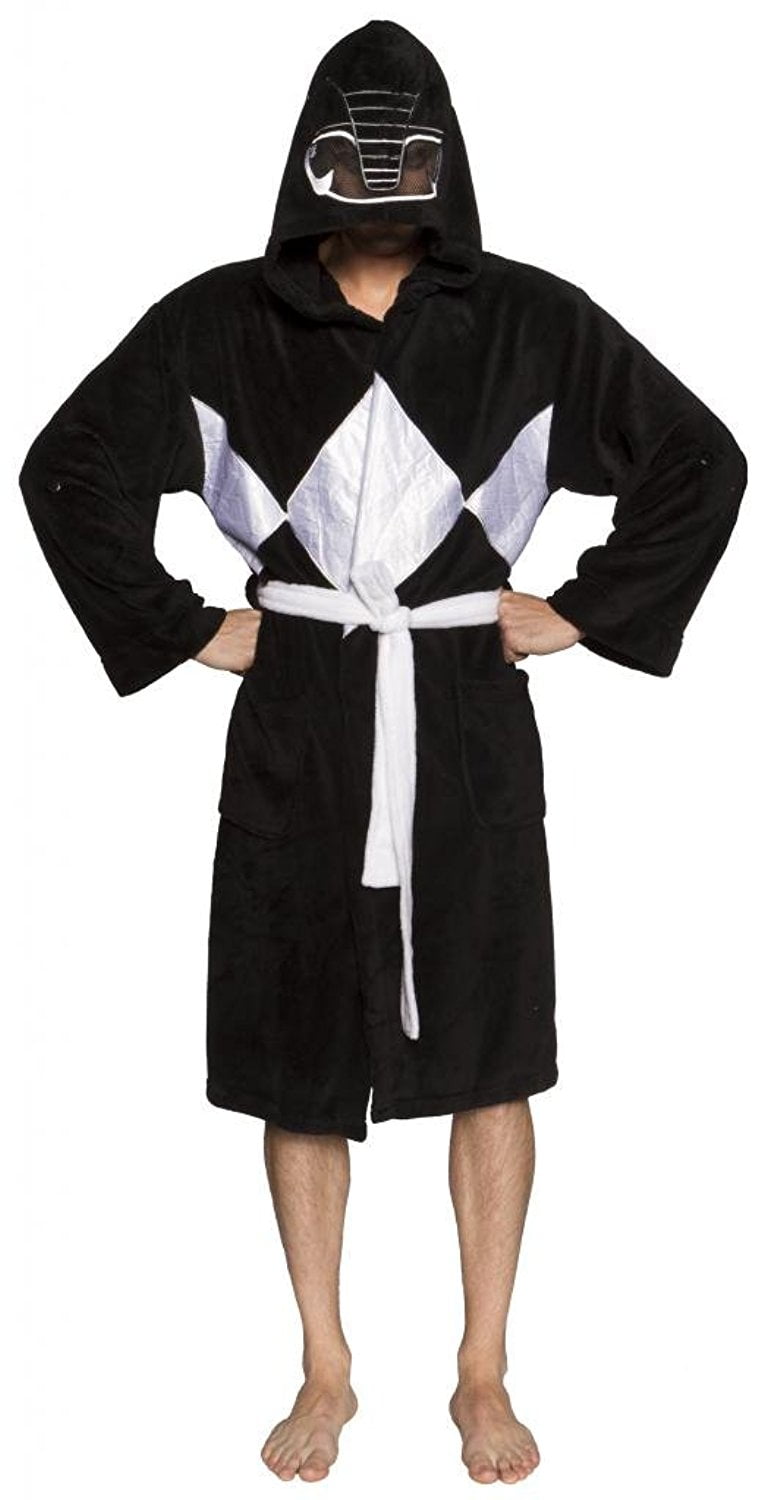 Power Rangers Black Ranger Adult Costume Robe - Walmart.com