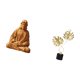 thumbnail image 5 of Estatua Del Sagrado Corazón De Jesús Con Forma De Hoja De Hierro, Figura Coleccionable, Obra De Arte, Regalo Para Pasillo, Dormitorio, Oficina, Escritorio, Armario, Decoración De Chimenea, 5 of 8