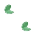 thumbnail image 3 of maskred 2 Pieces Denture Storage Box Reusable Washable Universal Replacement Dustproof Tear-resistant Draining Case Accessories Green 2Set, 3 of 6
