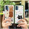 thumbnail image 4 of LYM-Phone Case For Nokia C300 4G, TPU Graffiti Dirt-resistant Phone Pouch Shockproof Back Cover Waterproof Anti-knock Cartoon Durable Cute Silicone Protective Fashion Design Anti-dust, 4 of 9