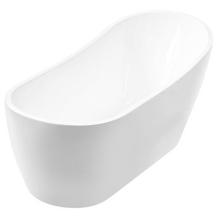 Lesscare Acrylic 54 X 28 Freestanding Soaking Bathtub