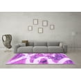 thumbnail image 3 of Ahgly Company Indoor Square Abstract Purple Modern Area Rugs, 7' Square, 3 of 4