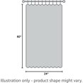 thumbnail image 4 of Sheer Voile Ascot Valance, 60" x 24", White, 4 of 4
