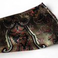 thumbnail image 2 of Blancho Brown Paisley Patterns Revitalized Style Soft Silk Scarf/Wrap/Shawl(Small), 2 of 3