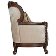 thumbnail image 3 of ACME Devayne Causeuse Traditionnelle Européenne avec Pieds Queen Anne en Noyer Foncé, 3 of 7