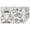White-33, variant on Thanksgiving Tablecloth 60x102 Inch Rectangle, Fall Pumpkin & Leaf Pattern Table Cover - Stain Resistant Oblong Cloth for Dining Room & Holiday Gatherings