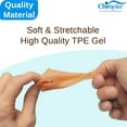 thumbnail image 5 of Chiroplax Bunion Corrector Relief Cushion Pads Guard Toe Separator Straightener Splint Protector Shield Spacer Sleeve Cover Hallux Valgus (4 Pads w/ Shims, Large), 5 of 7