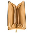 thumbnail image 3 of Women's Black Glossy Patent Leather Wallet With Card Holder Organizers and Convertible Vegan Leather Strap Wristlet, 3 of 6