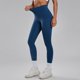 thumbnail image 5 of Pantalones de yoga de mujer de color nude y cintura alta: secado rápido, realzan las caderas, sin líneas incómodas, nailon y spandex, ropa deportiva, tallas S-L, 5 of 7