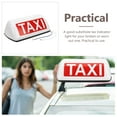 thumbnail image 6 of WASHWEPE Taxi Indicator 1Pack Taxi Roof Illuminated Sign White Multi Color Rectangular Shape Various Usage, 6 of 8