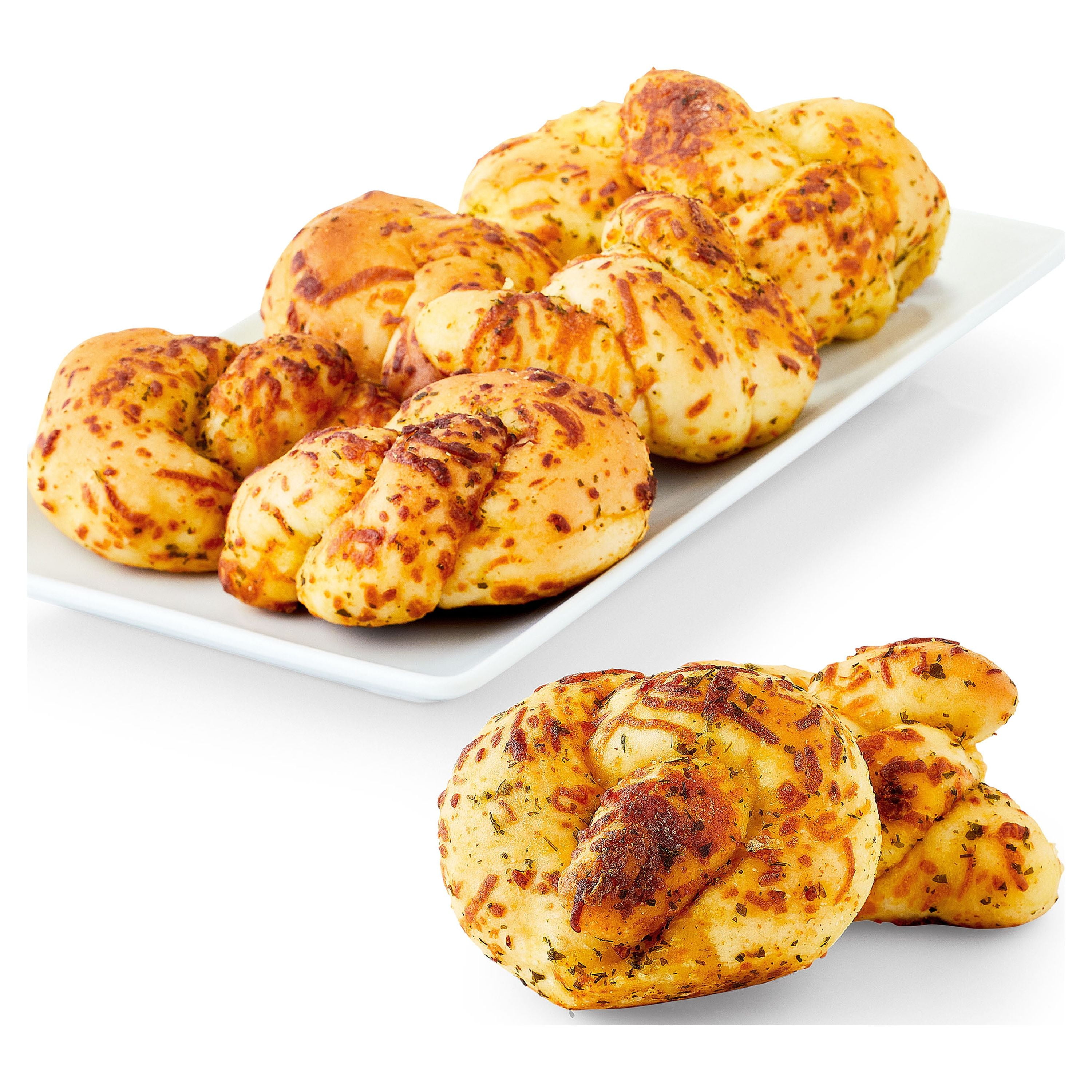 Marketside Three Cheese Garlic Bread Knots, 12.1 oz, 8 Count