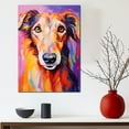 thumbnail image 3 of Scottish Deerhound Dog Gift - Art Bedroom - Graffiti Dog Wall Art For Living Room Large Size Modern Home Wall Decor Abstract Canvas Wall Art Ready to Hang Size 11''x17'', 24''x36'', 3 of 4