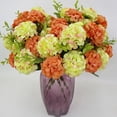 thumbnail image 4 of Toystoory Flor de té de Hortensia, rosas, girasoles, ramo de flores artificiales para el hogar, Hotel, boda, fiesta, tela de seda, decoración Flores artificiales Rosa coral Toystoory HA6641-04B, 4 of 6