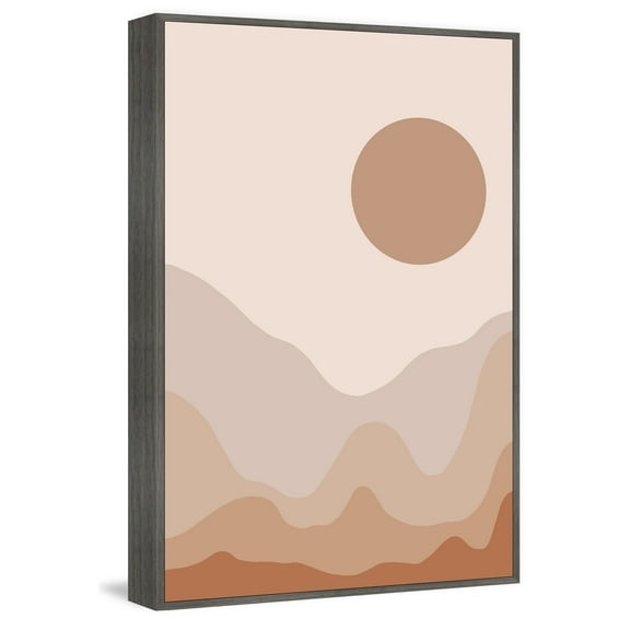 Marmont Hill The Valley of Rocks Floater Framed Painting Print on Canvas