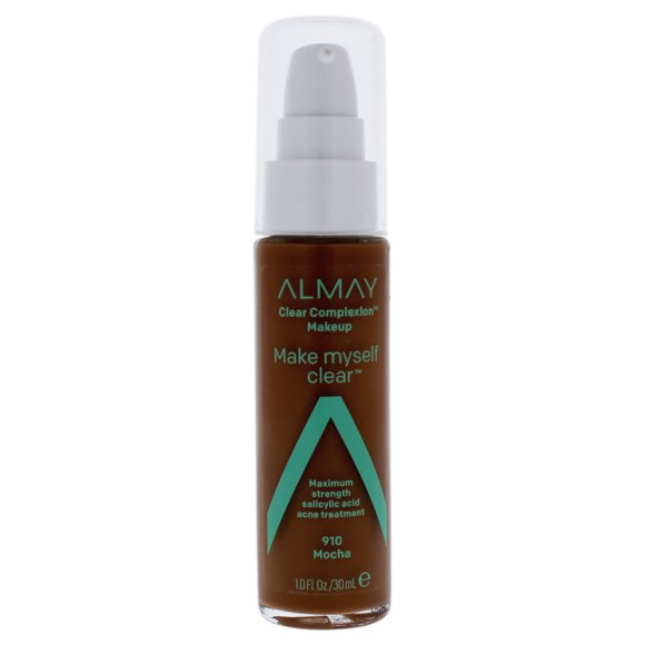 Clear Complexion Makeup - 910 Mocha by Almay for Women - 1 oz Foundation