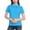 B-Sky Blue, variant on Tqcoqu Womens Polos Shirts with Collar Short Sleeve Golf Shirts Casual Business Work Top V Neck Classic Fitted Shirt,Beige Women's S-XXXXL