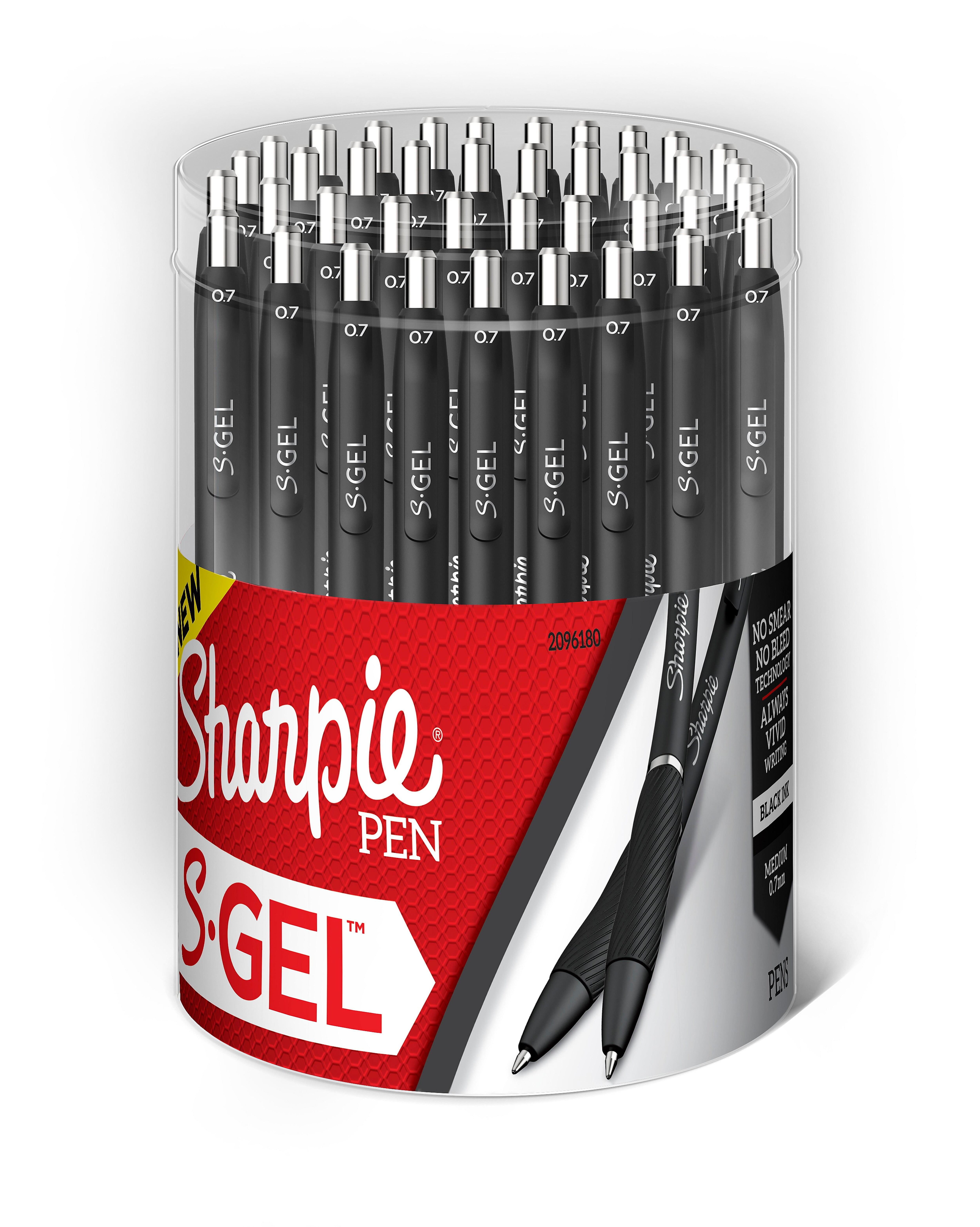 Sharpie SGel Gel Pen, Medium Point, Black Ink, 36/Pack 2096180