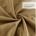 thumbnail image 6 of Nestl Velvet Throw Pillow Covers Solid Rectangle Soft Decorative Pillow Cover for Sofa, 12" x 20", Mocha Brown, Pack of 2, 6 of 8