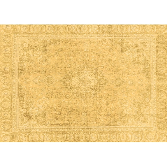 Ahgly Company Indoor Rectangle Abstract Brown Modern Area Rugs, 8' x 12'