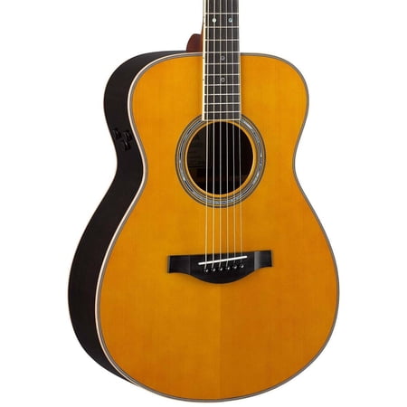 Yamaha LS TransAcoustic Jumbo Concert Acoustic-Electric Guitar Vintage Natural