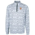 thumbnail image 2 of Men's Cutter & Buck Charcoal Tennessee Volunteers Big & Tall Traverse Camo Print Stretch Quarter-Zip Pullover Top, 2 of 3