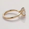 thumbnail image 6 of solitaire jewels 2.5CT Tulip Setting Round Moissanite Engagement Ring For Women, 14K Yellow Gold, 6 of 10