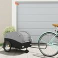 thumbnail image 1 of vidaXL Bike Trailer Black and Grey 45 kg Iron, 1 of 5
