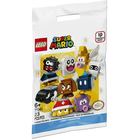 LEGO Super Mario Character Packs 71361 Collectible Building Toy Figures for Kids and Video Game Fans (1 Random Pack)