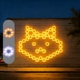 thumbnail image 1 of Luces modulares hexagonales solares Lámpara decorativa exterior • Resistente a todo tipo de clima • Modos de luz dual • Ambiente de jardín y jardín y casa, 1 of 7