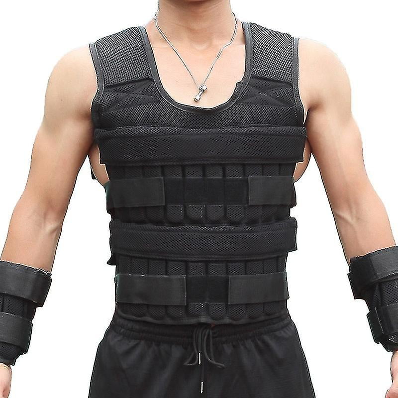 30kg Loading Weight Vest For Weight Training Adjustable Waistcoat Jacket  Sand Clothing Boxing Workout Fitness Gym Equipment-- | Walmart Canada