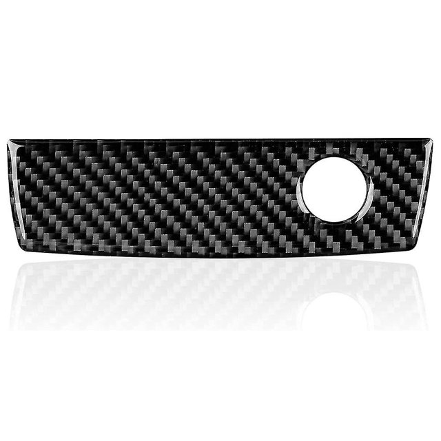 Etiqueta engomada de las calcomanías del ajuste de la manija de la guantera del copiloto del coche de fibra de carbono Compatible con Challenger 2008-2014 Interior Ac
