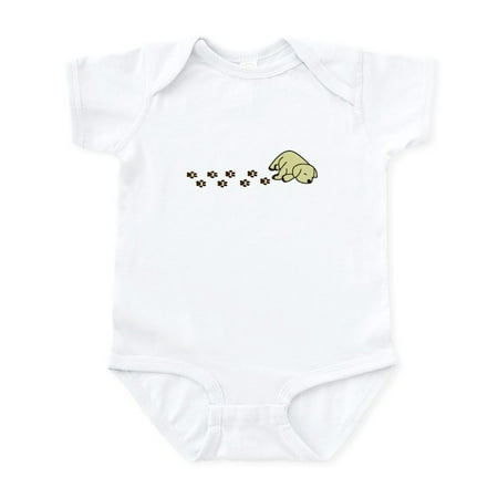 

CafePress - Muddy Yellow Lab - Baby Light Bodysuit