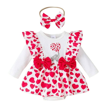 

ZRBYWB Baby Girl Romper Baby Toddler Boys Girls Long Sleeve Print Rompers Jumpsuits Spring Clothes