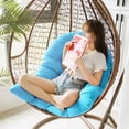 thumbnail image 7 of Thickened Hanging Egg Chair Cushion【Only Cushion】Hammock Swing Chair Cushion Pads Soft Comfy for Indoor and Outdoor Patio, 7 of 7