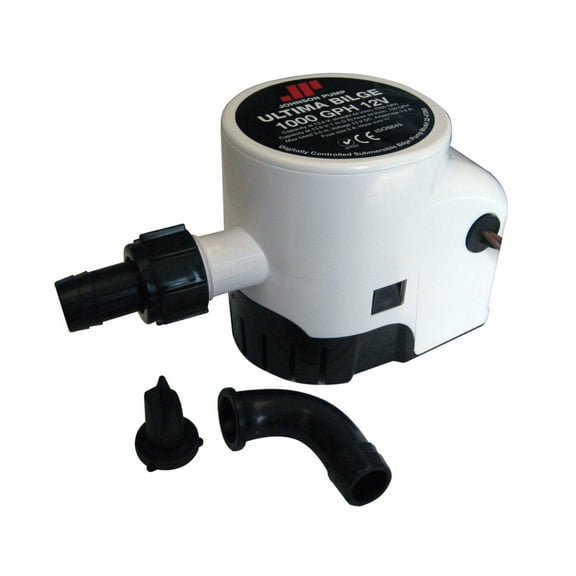 Johnson Pump Ultima Bilge 1000 Gph 3 By 4" Hose Dura Port