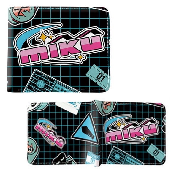 Hatsune Miku Logo - Vocaloid 4x5" Bi-Fold Wallet