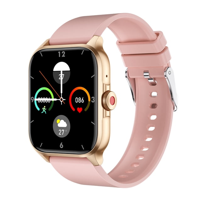Reloj inteligente para mujer, resistente al agua, reloj de fitness de 1,85" con respuesta y realización de llamadas, control del ritmo cardíaco, contador de pasos, seguimiento del sueño,