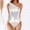 w93# Silver121, variant on Women One Piece Swimsuit Sparkly Solid Color High Waist One Shoulder Hollow Out Bathing Suit Full Coverage Romper Jumpsuit Swimwear Stylish Beachwear,Silver,S