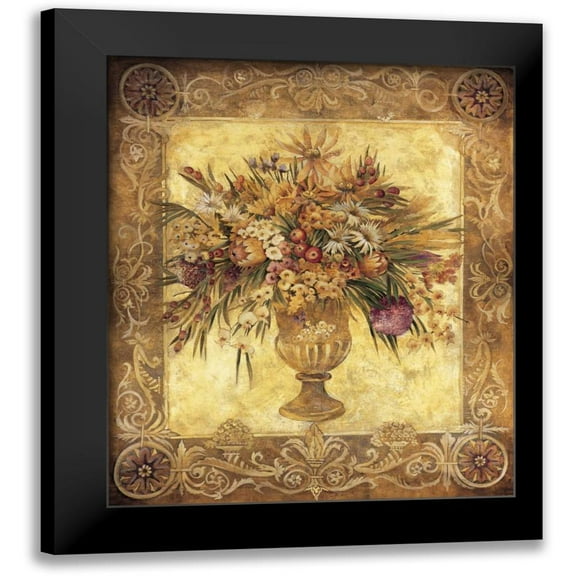 Jardine, Liz 12x14 Black Modern Framed Museum Art Print Titled - Tuscan Urn