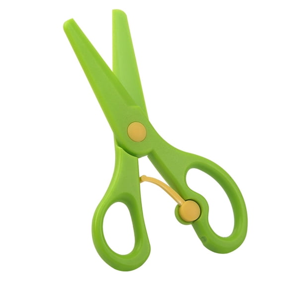 Toddler Safety Scissors, 2.44" X 5.35" Blunt Tip Training Scissors for Learning Activities, Toddler Paper Cutting Scissors, Plastic Handle Art DIY Cutting Tool for Classroom, Crafts Essentials