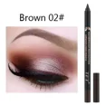 thumbnail image 1 of Delineador de ojos negro y marrón, resistente al agua, secado rápido, Lápiz corrector suave de larga duración, maquillaje de ojos no floreciente, cosméticos （02 Brown, 1 of 5