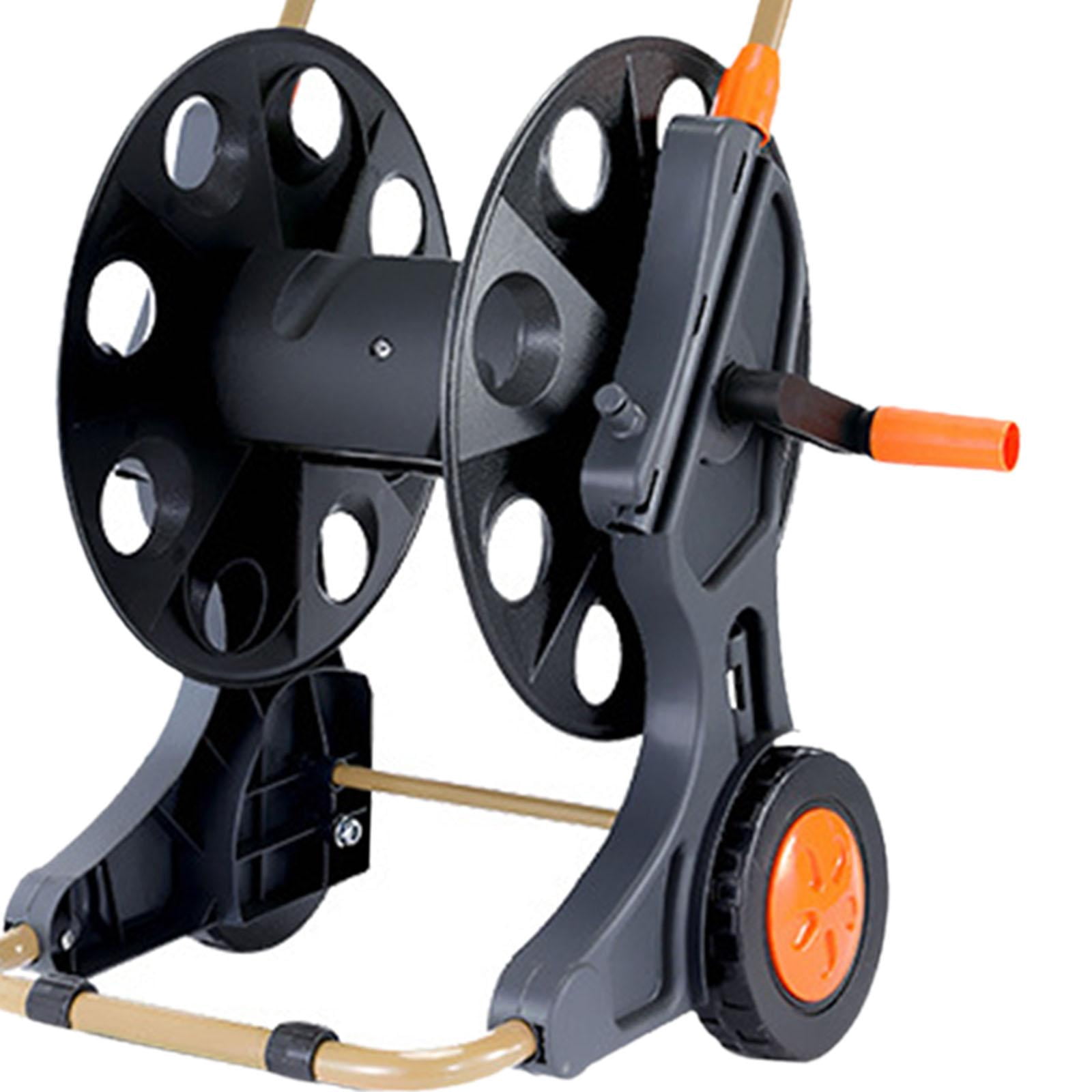 figatia Garden Hose Reel Cart Pipe Storage Rack,Stable,Tool Household,Hose Organizer Water Hose Holder for Outside Lawns Gardens Yard