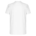 thumbnail image 5 of MIXUE Shirts For Men Summer Letter Print Round Neck Short Sleeve Casual Fit Pullover Tops T Shirts Sportswear,White,XXXXL, 5 of 5