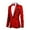 Red, variant on Mens Blazer Jacket Mens Performance Suit Pink Silver Sequin Male Stage Performance Slim Fit Suit Jacket Mens Coat Silver XXXL