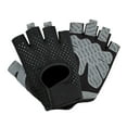 thumbnail image 1 of Guantes de ciclismo, guantes de ejercicio de medio dedo, guantes transpirables para entrenamiento físico. Negro L, 1 of 9